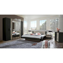 Amazing Color Mixed Wooden Bedroom Set de móveis (HF-EY08271)